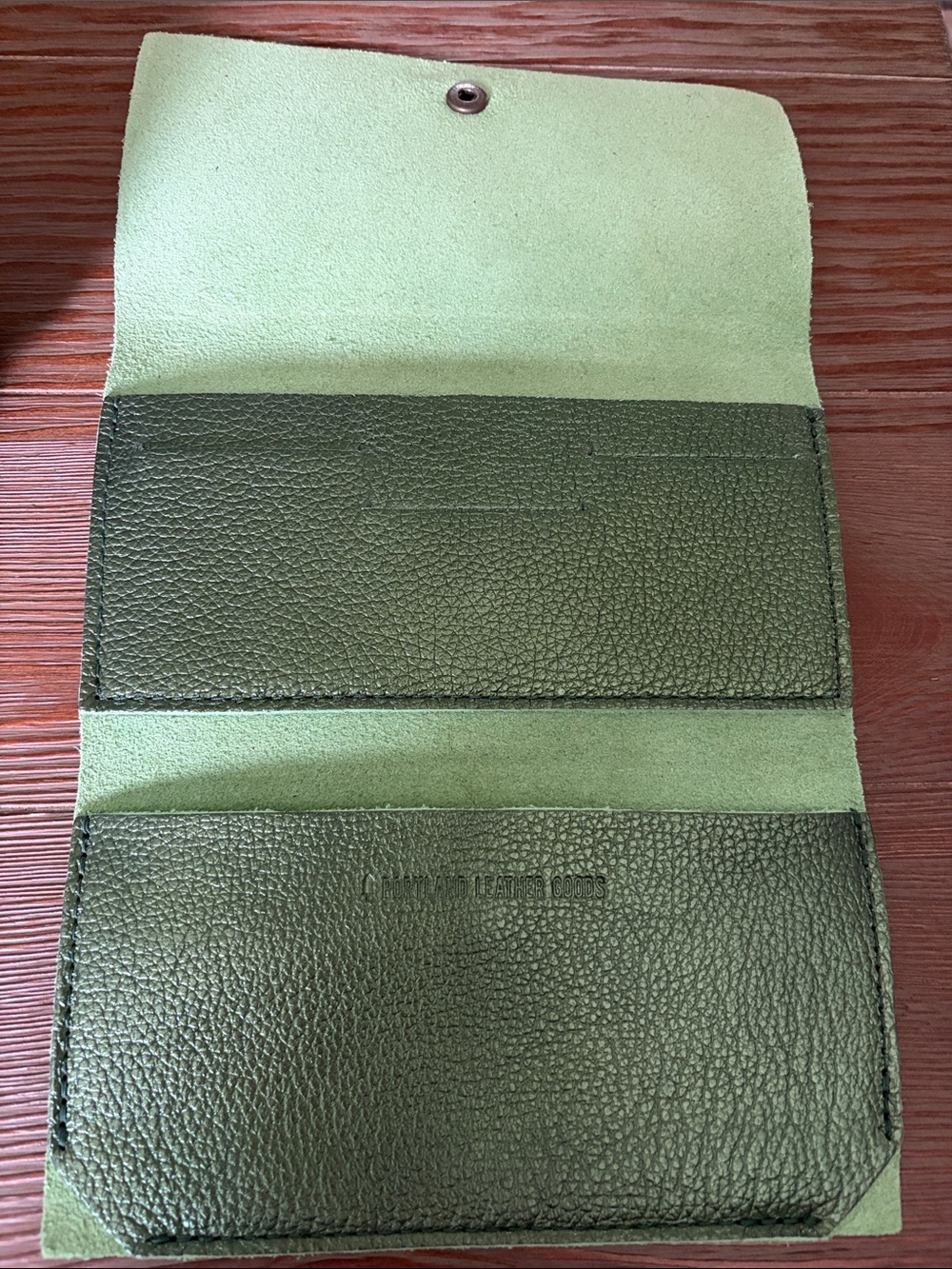Portland Leather Goods Mettalic Greench BUNDLE - Picture 2 of 8